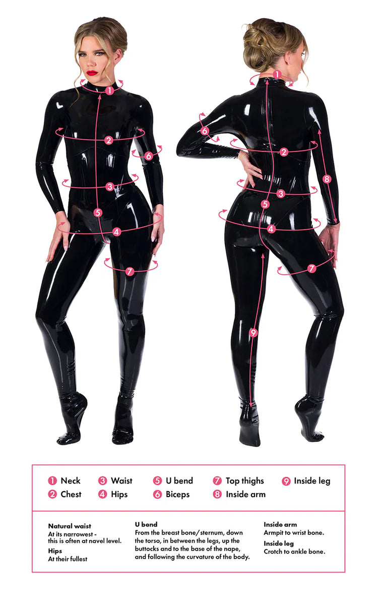 bespoke latex clothing handmade in the UK