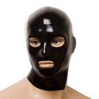 Black Latex Hood – Beginner-Friendly BDSM Design