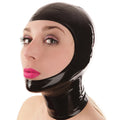 Full Open Face Latex Hood– Makeup-Friendly Seduction
