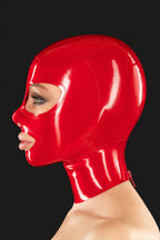 Latex Hood– Trimmed Eye & Lip Openings