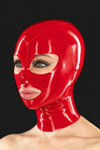Latex Hood– Trimmed Eye & Lip Openings