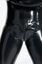 Black Male 'Hammam' Total Body Latex Catsuit With Sheath