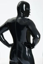 Black Male 'Hammam' Total Body Latex Catsuit With Sheath