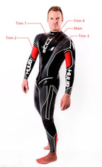 Black Male HUUB Latex Catsuit