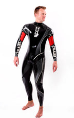 Black Male HUUB Latex Catsuit
