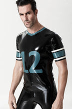 Black Male Latex Sportsman No. 12 T-Shirt