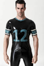 Black Male Latex Sportsman No. 12 T-Shirt