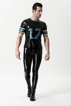 Black Male Latex Sportsman No. 12 T-Shirt