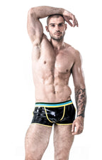 Black, trim1 color is Yellow, trim2 color is Metallic Green, trim3 color is Light Blue KPMSU089