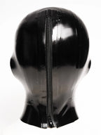 Black, trim color is Baby Pink (for mouth pussy) Micro-Perforated Pussy Mouth Latex Hood