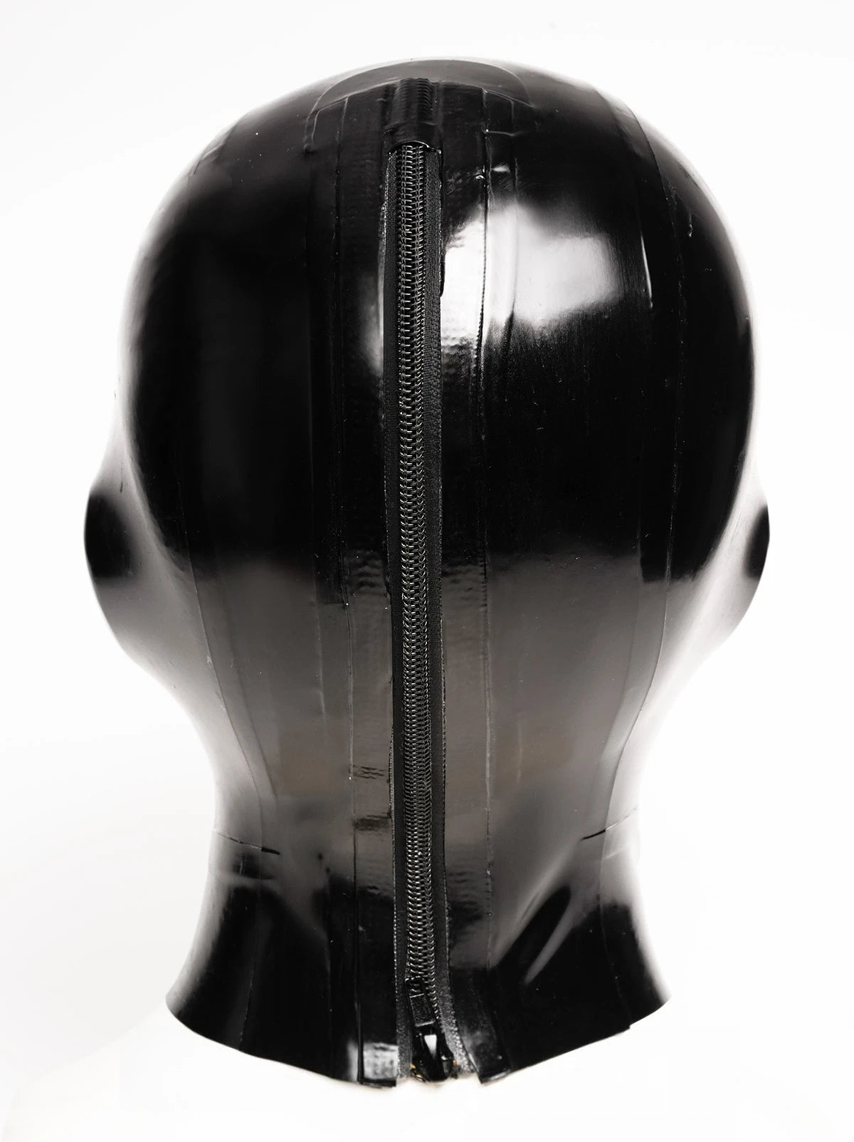 Black, trim color is Baby Pink (for mouth pussy) Micro-Perforated Pussy Mouth Latex Hood