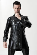Black Male 'Retro Victorian Pirate' Latex Jacket