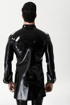 Black Male 'Retro Victorian Pirate' Latex Jacket