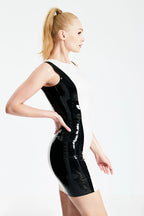 Bodie' Bodicon Latex Mini Dress