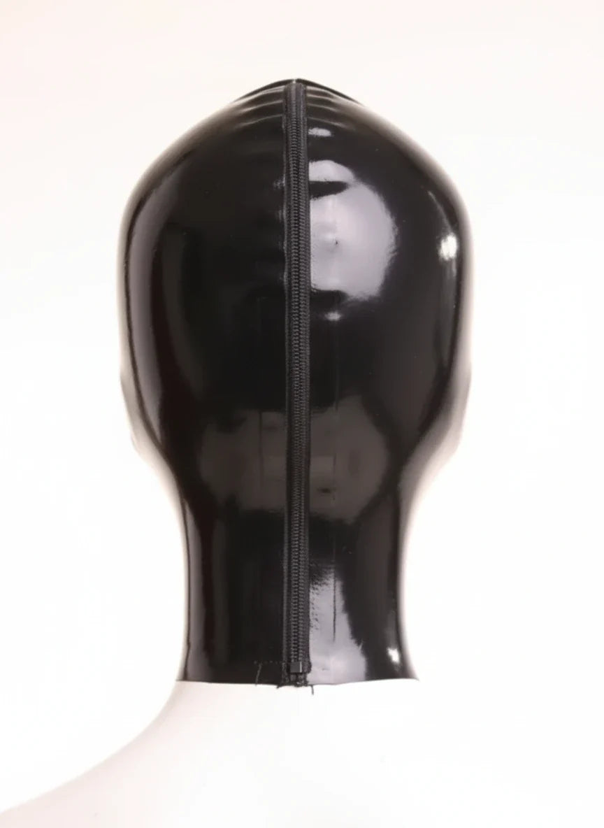 Butcher Latex Hood with Grommet Eye & Mouth Detail