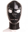 Butcher Latex Hood with Grommet Eye & Mouth Detail