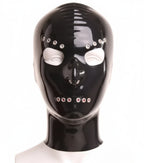 Butcher Latex Hood with Grommet Eye & Mouth Detail