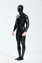 Dark Blue Male Standard 'Gimp' Fully-Enclosed Latex Catsuit