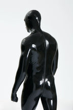 Dark Blue Male Standard 'Gimp' Fully-Enclosed Latex Catsuit