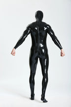 Dark Blue Male Standard 'Gimp' Fully-Enclosed Latex Catsuit