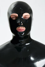 Dark Blue Male Standard 'Gimp' Fully-Enclosed Latex Catsuit