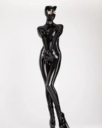 Full Cover Latex Catsuit with Cat Hood