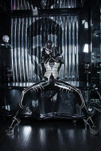 Black 'Heloise' Hooded Latex Catsuit