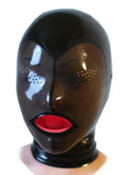 Latex Hood — Shadow Phantom — Transparent Black