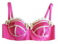 Latex Sissy Pink Bra