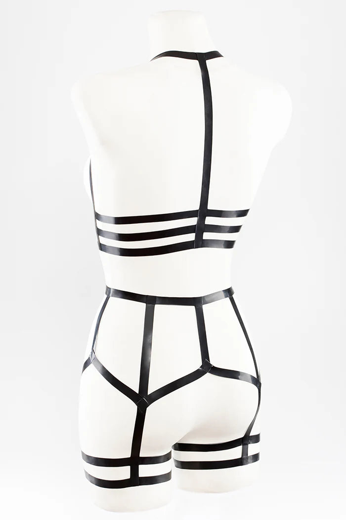 Latex Strap Lingerie Set — Elastic, Clasp-Free & Fully Bespoke