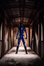 Black Male 'Alvanor' Super Hero Latex Catsuit