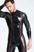 Black Male 'Antarah' Latex Catsuit