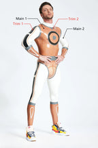 Transparent Brown Male 'Circle Of Life' Latex Catsuit