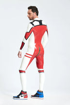 Red Male 'Cressida' Latex Catsuit