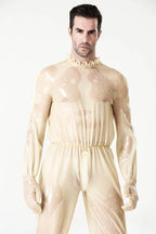 Translucent Natural Male 'Frivolous' Translucent Play Latex Suit
