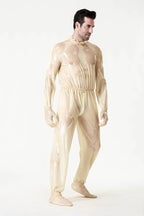 Translucent Natural Male 'Frivolous' Translucent Play Latex Suit