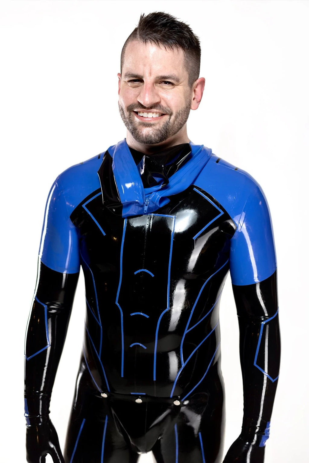 Male Full Drone Latex Catsuit