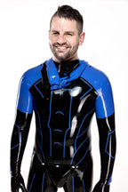 Male Full Drone Latex Catsuit