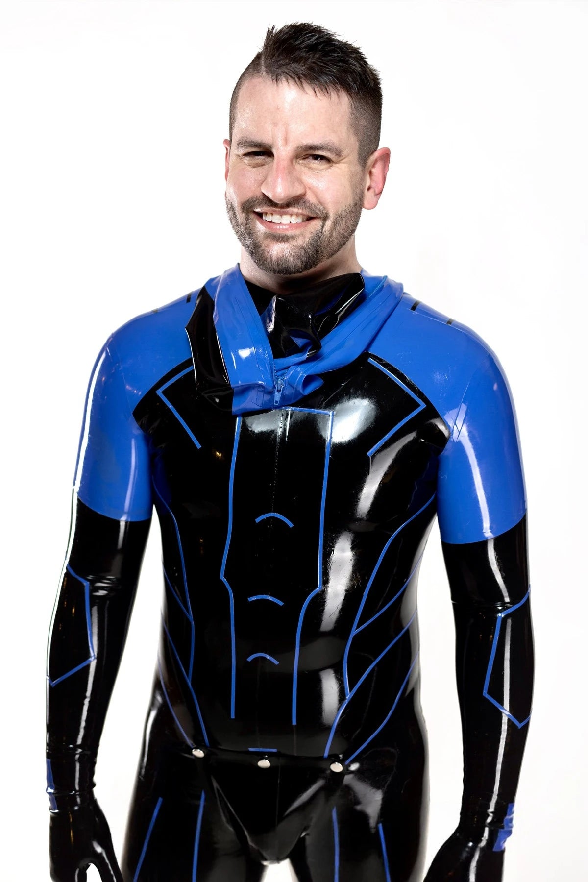 Male Full Drone Latex Catsuit