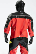 Red Male Heavy Duty Latex Viking Latex Drysuit