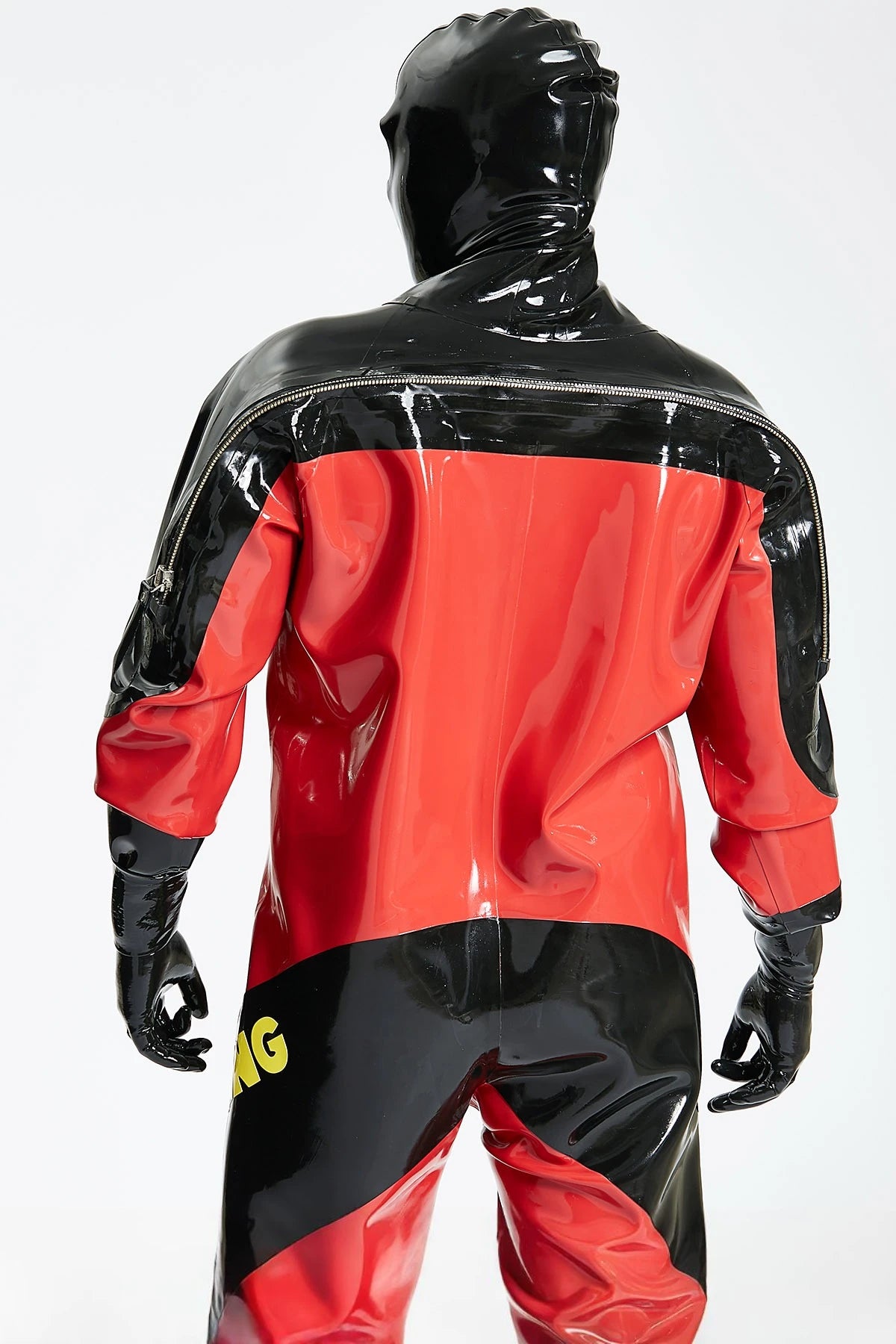 Red Male Heavy Duty Latex Viking Latex Drysuit