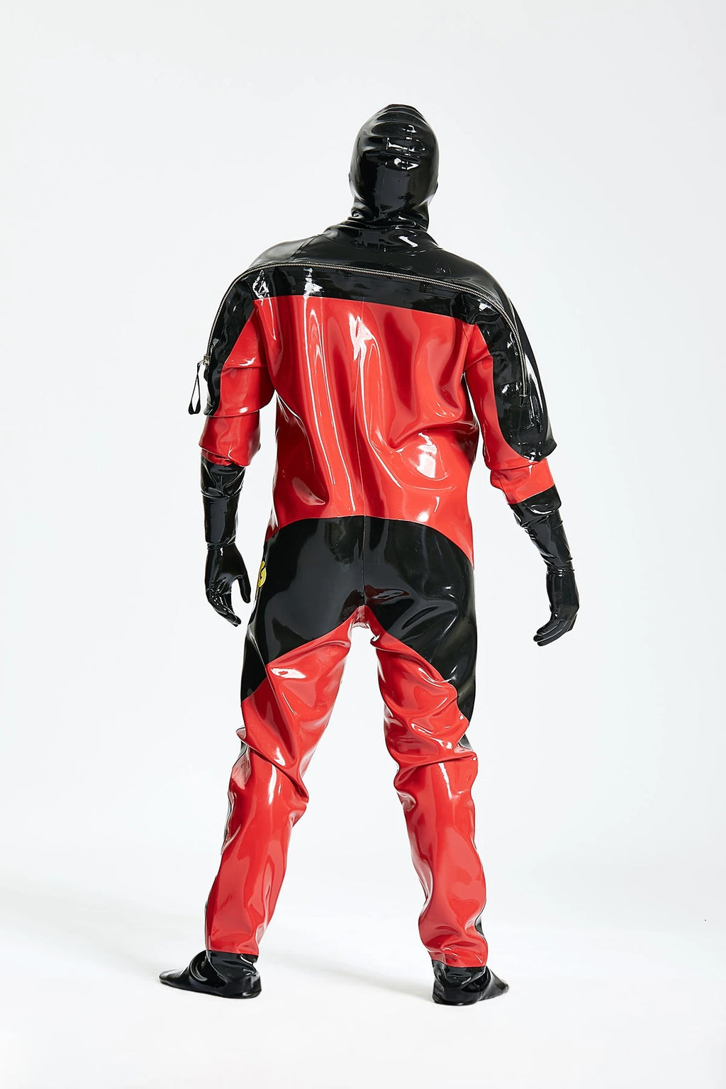 Red Male Heavy Duty Latex Viking Latex Drysuit