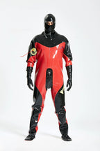 Red Male Heavy Duty Latex Viking Latex Drysuit