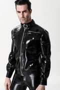 Black Male 'Kinky Kool' Zip Latex Jacket