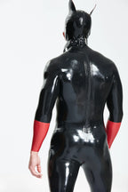 Black Male 'Moochie Poochy' Latex Catsuit