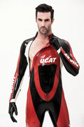 Red Male 'Moto-Pro' Latex Catsuit