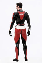 Red Male 'Moto-Pro' Latex Catsuit