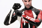 Red Male 'Moto-Pro' Latex Catsuit
