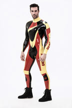 Red Male 'Moto-Pronto' Latex Catsuit