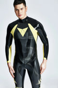 Black Male 'Moto-T-Age' Latex Catsuit